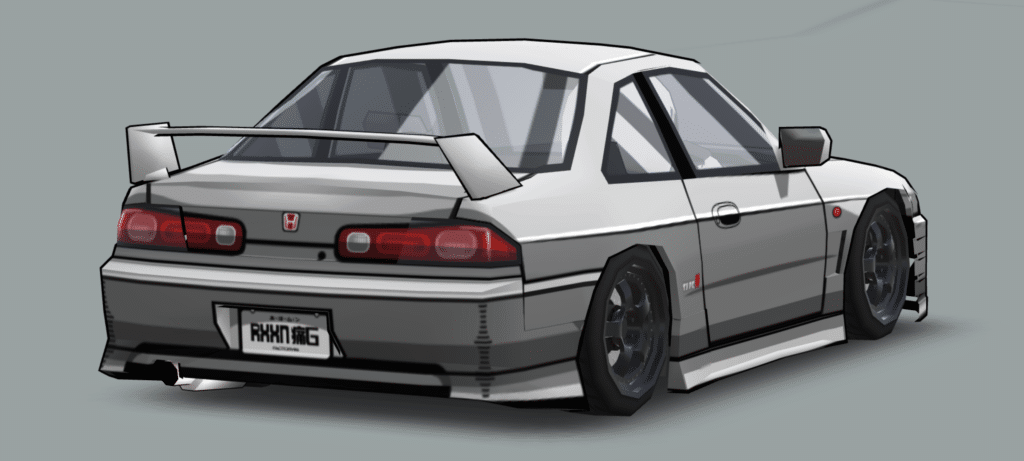 HONDA INTEGRA DC2 Anime Style (3)